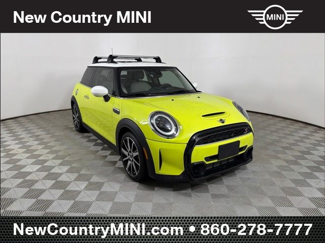 Yellow 2024 MINI Cooper Hatchback Front-Wheel Drive 7-Speed Automatic