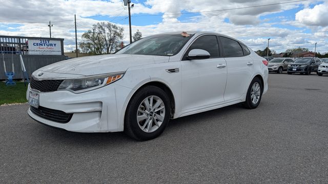 Snow White Pearl 2016 Kia Optima LX Sedan Front-Wheel Drive 6-Speed Automatic