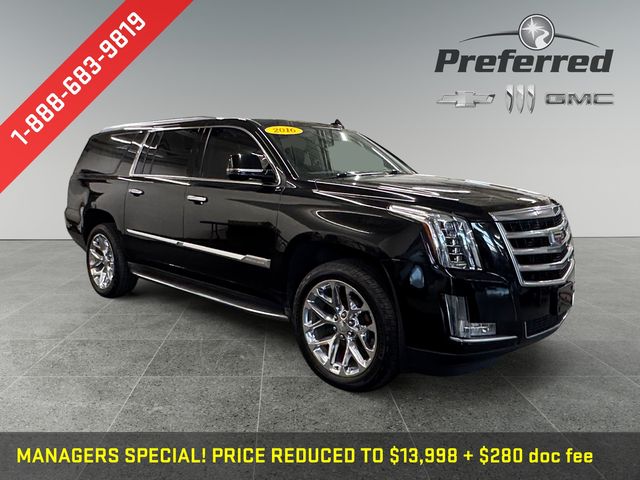 Black Raven 2016 Cadillac Escalade ESV SUV / Crossover Four-Wheel Drive 8-Speed Automatic