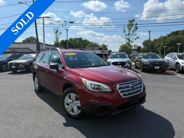 Venetian Red Pearl 2015 Subaru Outback Wagon All-Wheel Drive Continuously Variable Transmission