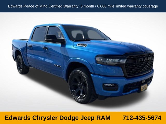 Hydro Blue Pearlcoat 2025 RAM 1500 Pickup Truck Four-Wheel Drive 8-Speed Automatic