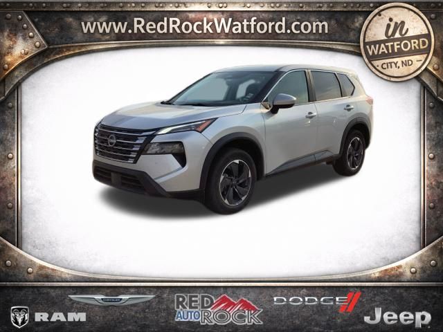 Brilliant Silver Metallic 2024 Nissan Rogue SUV / Crossover Front-Wheel Drive Continuously Variable Transmission
