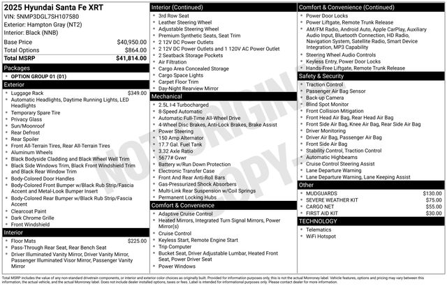 New 2025 Hyundai Santa Fe For Sale in Indianapolis, IN