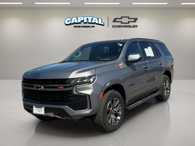 Gray (Satin Steel Metallic) 2021 Chevrolet Tahoe SUV / Crossover Four-Wheel Drive Automatic