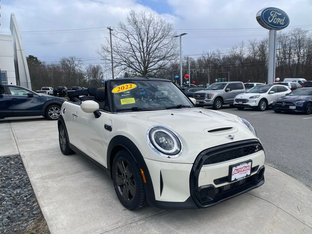 Pepper White 2022 MINI Cooper S Convertible FWD Convertible Front-Wheel Drive 7-Speed Automatic