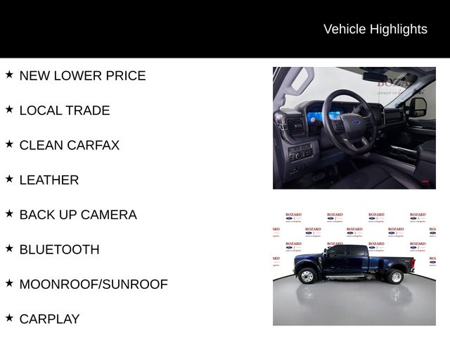 2023 Blue Metallic Ford Super Duty F-450 DRW Lariat DRW 4X4 Truck