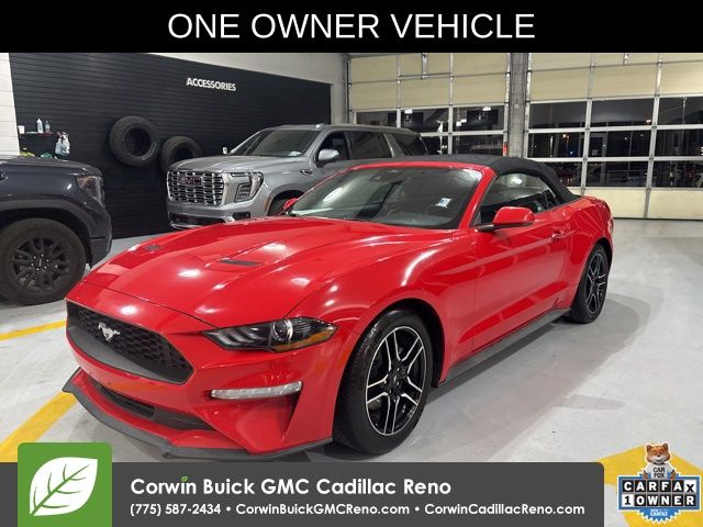 Race Red 2023 Ford Mustang Convertible Rear-Wheel Drive Automatic