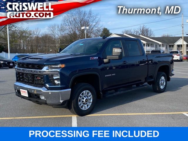 Northsky Blue Metallic 2023 Chevrolet Silverado 2500HD LT Crew Cab 4WD Pickup Truck Four-Wheel Drive Automatic