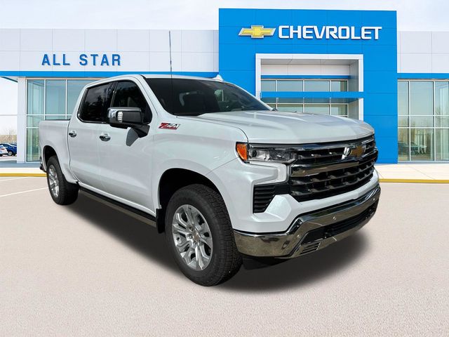 Polar White Tricoat 2026 Chevrolet Silverado 1500 Pickup Truck Four-Wheel Drive Automatic