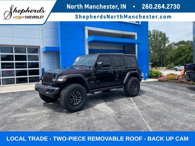 Black Clearcoat 2023 Jeep Wrangler SUV / Crossover Four-Wheel Drive 8-Speed Automatic
