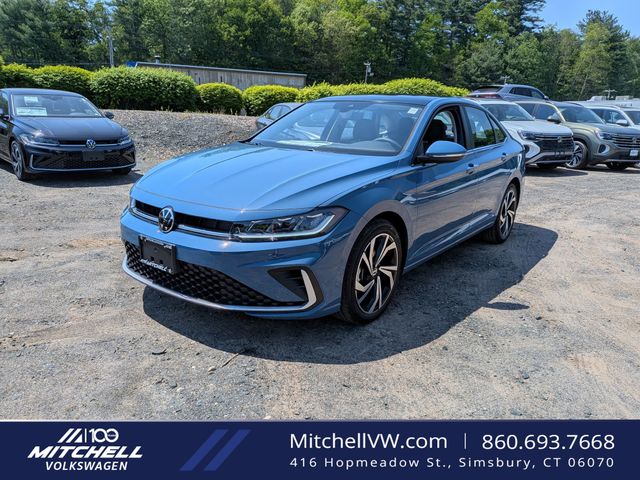 Blue 2026 Volkswagen Jetta SEL FWD Sedan Front-Wheel Drive 8-Speed Automatic