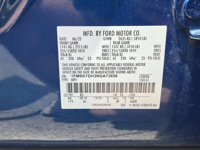 Used 2022 Ford Explorer XLT 4D Sport Utility