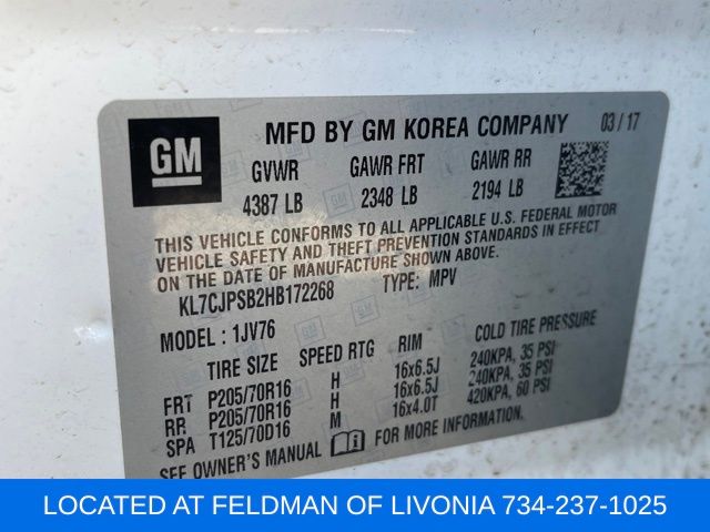 Used 2017 Chevrolet Trax For Sale in Livonia, MI