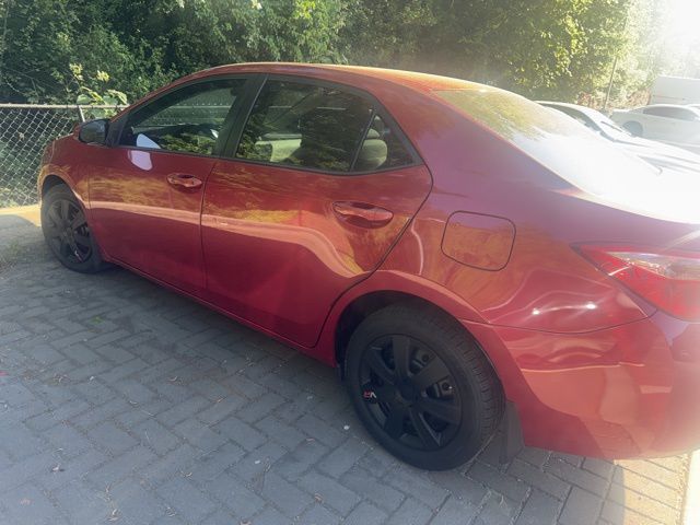Barcelona Red Metallic 2018 Toyota Corolla LE Sedan Front-Wheel Drive Continuously Variable Transmission