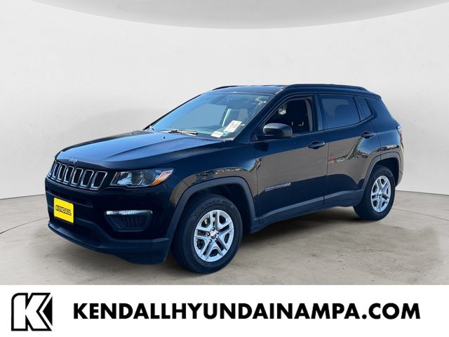 Diamond Black Crystal Pearlcoat 2018 Jeep Compass Sport FWD SUV / Crossover Front-Wheel Drive 6-Speed Manual