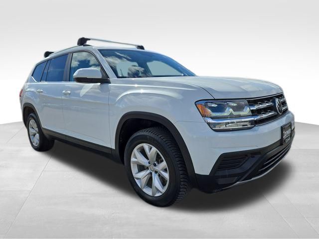 Pure White 2019 Volkswagen Atlas S 4Motion SUV / Crossover All-Wheel Drive 8-Speed Automatic