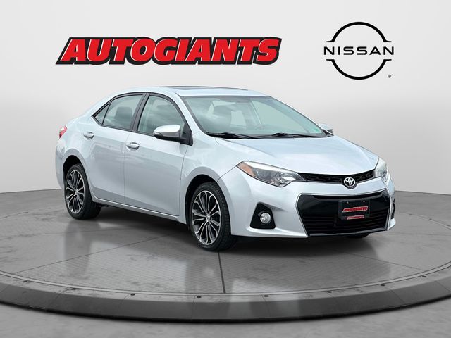 Classic Silver Metallic 2014 Toyota Corolla S Plus Sedan Front-Wheel Drive Continuously Variable Transmission