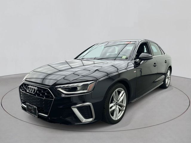 Mythos Black Metallic 2023 Audi A4 Sedan All-Wheel Drive 7-Speed Automatic
