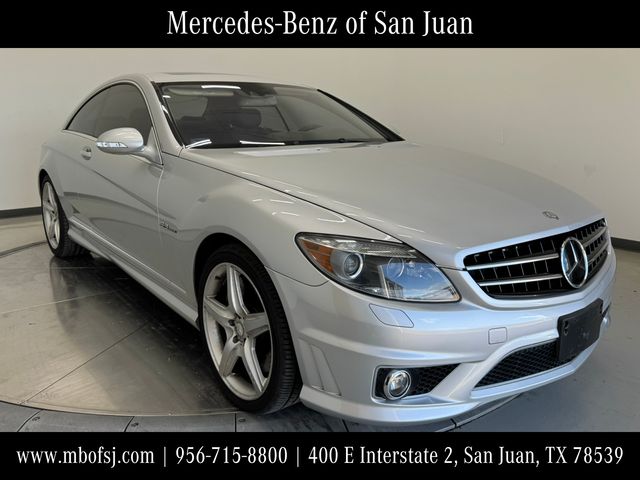 Iridium Silver Metallic 2008 Mercedes-Benz CL-Class CL 63 AMG Coupe Rear-Wheel Drive 7-Speed Automatic