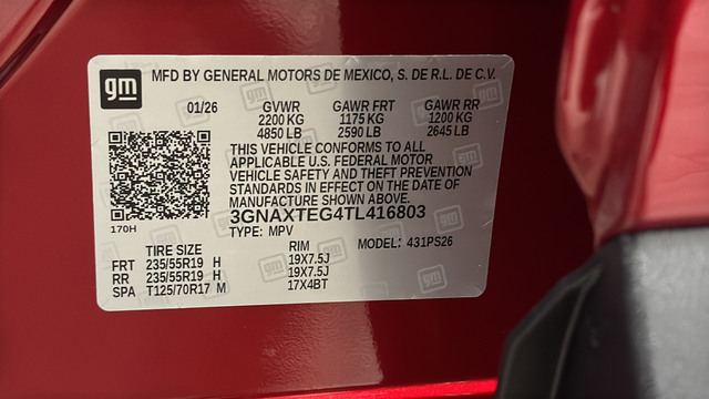 New 2026 Radiant Red Tintcoat Chevrolet RS image 40