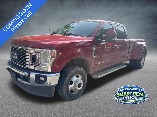 Red Metallic 2022 Ford F-350 Super Duty Pickup Truck Four-Wheel Drive Automatic