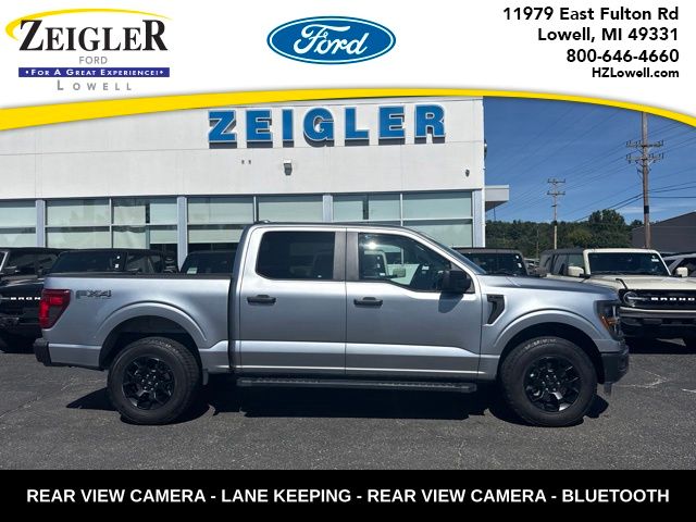 Iconic Silver Metallic 2024 Ford F-150 Pickup Truck Four-Wheel Drive Automatic