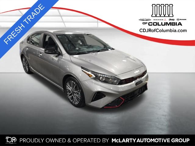 Steel Gray 2023 Kia Forte GT-Line FWD Sedan Front-Wheel Drive Continuously Variable Transmission