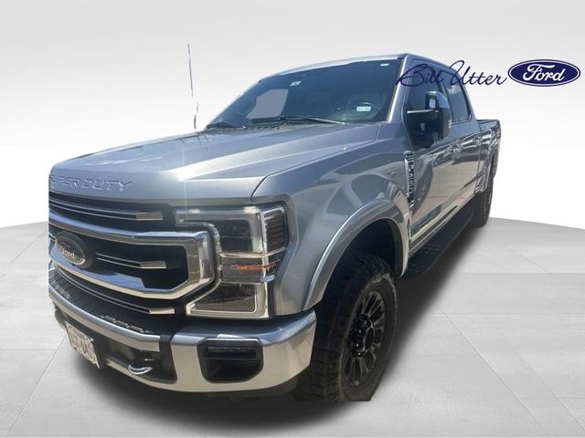 Iconic Silver Metallic 2022 Ford F-250 Super Duty Pickup Truck Four-Wheel Drive Automatic