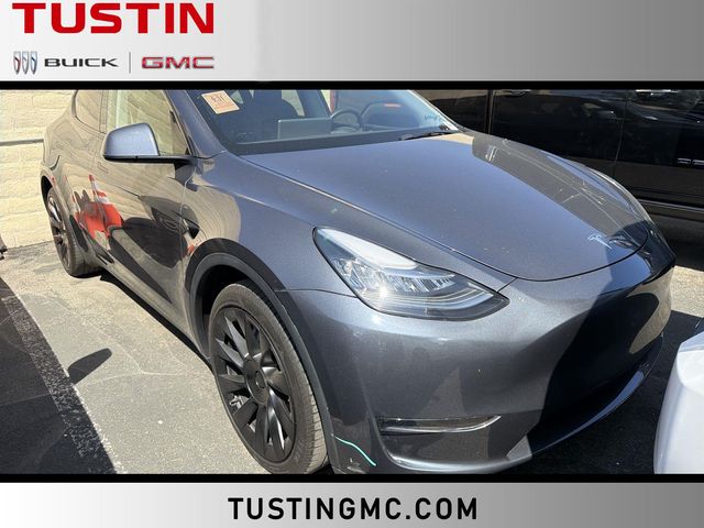 Gray 2023 Tesla Model Y Long Range AWD SUV / Crossover All-Wheel Drive 1-Speed Automatic