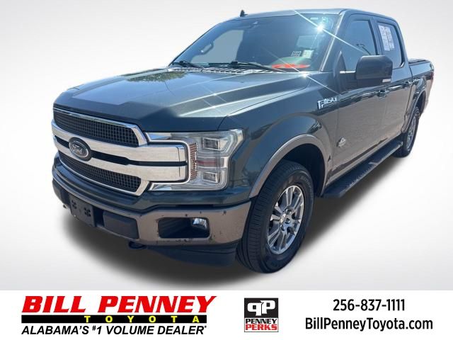 Stone Gray 2018 Ford F-150 King Ranch SuperCrew 4WD Pickup Truck Four-Wheel Drive Automatic