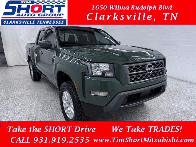 Tactical Green Metallic 2023 Nissan Frontier Pickup Truck 4X2 9-Speed Automatic