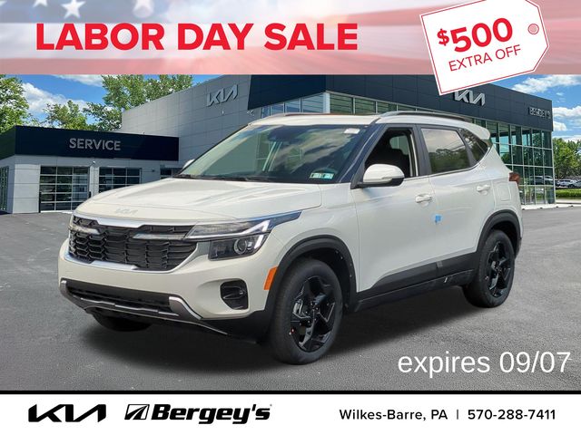 Snow White Pearl 2026 Kia Seltos SUV / Crossover Front-Wheel Drive Continuously Variable Transmission