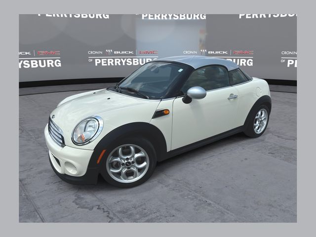 White Silver Metallic 2012 MINI Cooper Coupe Coupe Front-Wheel Drive 6-Speed Automatic