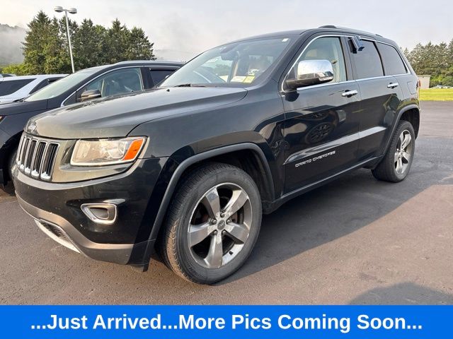 Black / Forest Green 2015 Jeep Grand Cherokee SUV / Crossover Four-Wheel Drive 8-Speed Automatic