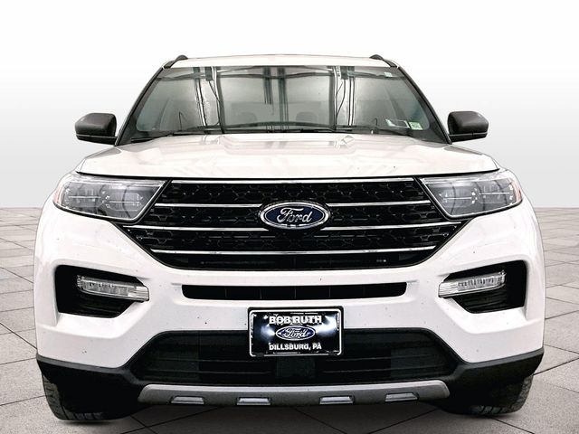 2021 Ford Explorer XLT White at Honda North