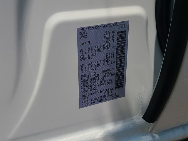 New 2026 Nissan Frontier Truck