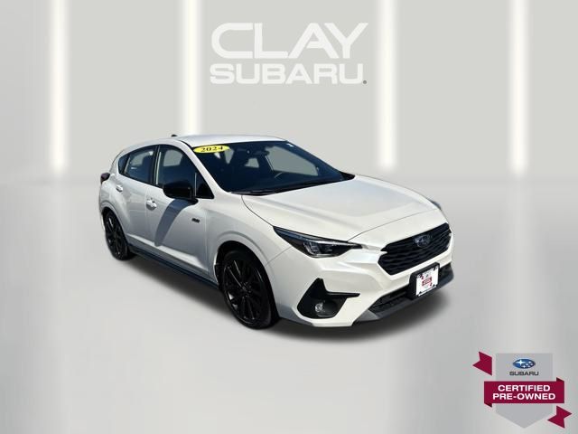 Crystal White Pearl 2024 Subaru Impreza RS AWD Wagon All-Wheel Drive Continuously Variable Transmission