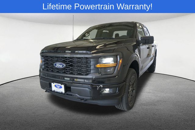 Agate Black Metallic 2026 Ford F-150 STX SuperCrew 4WD Pickup Truck Four-Wheel Drive Automatic