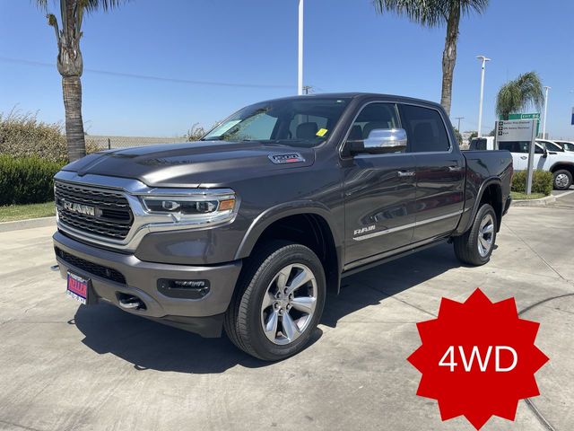 Gray (Granite Crystal Metallic Clearcoat) 2022 RAM 1500 Pickup Truck Four-Wheel Drive 8-Speed Automatic