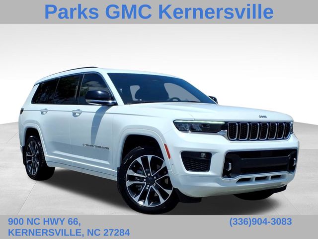 Bright White Clearcoat 2023 Jeep Grand Cherokee L Overland 4WD SUV / Crossover Four-Wheel Drive 8-Speed Automatic