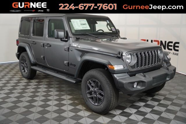 Gray (Granite Crystal Metallic Clearcoat) 2025 Jeep Wrangler SUV / Crossover Four-Wheel Drive 8-Speed Automatic