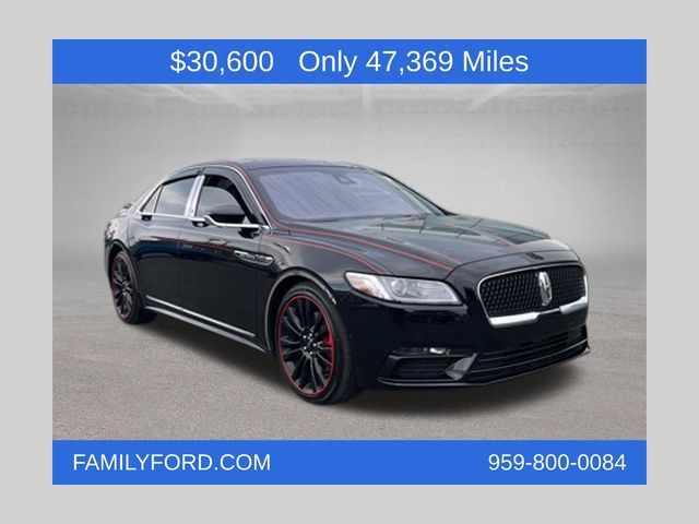 Black 2020 Lincoln Continental Sedan All-Wheel Drive 6-Speed Automatic