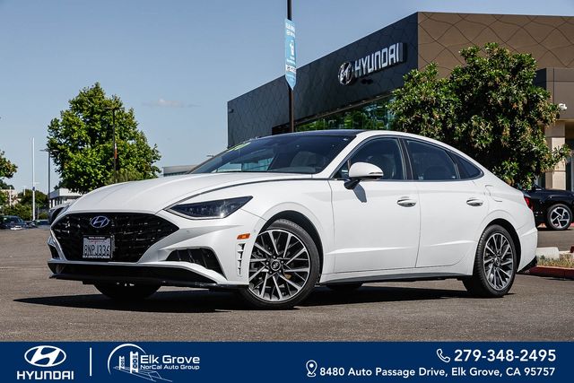 Quartz White 2020 Hyundai Sonata Limited FWD Sedan Front-Wheel Drive 8-Speed Automatic Overdrive