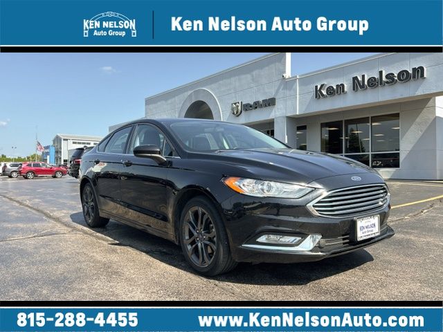Shadow Black 2018 Ford Fusion Sedan Front-Wheel Drive 6-Speed Automatic