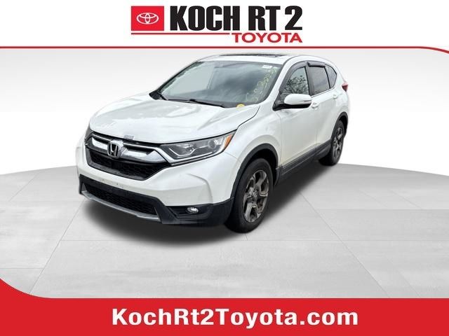 White Diamond Pearl 2018 Honda CR-V EX AWD SUV / Crossover All-Wheel Drive Continuously Variable Transmission