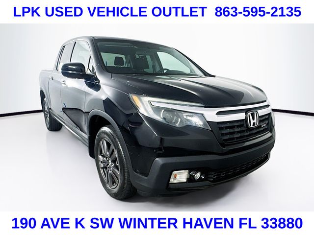 Crystal Black Pearl 2019 Honda Ridgeline Pickup Truck All-Wheel Drive 6-Speed Automatic