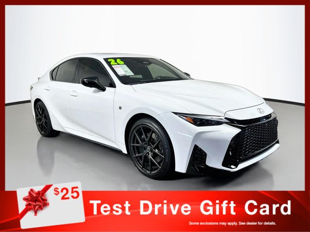 Ultra White 2026 Lexus IS Sedan Rear-Wheel Drive 8-Speed Dual Clutch