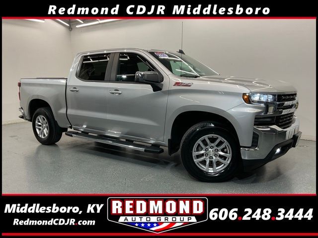 Silver Ice Metallic 2019 Chevrolet Silverado 1500 Pickup Truck Four-Wheel Drive 8-Speed Automatic