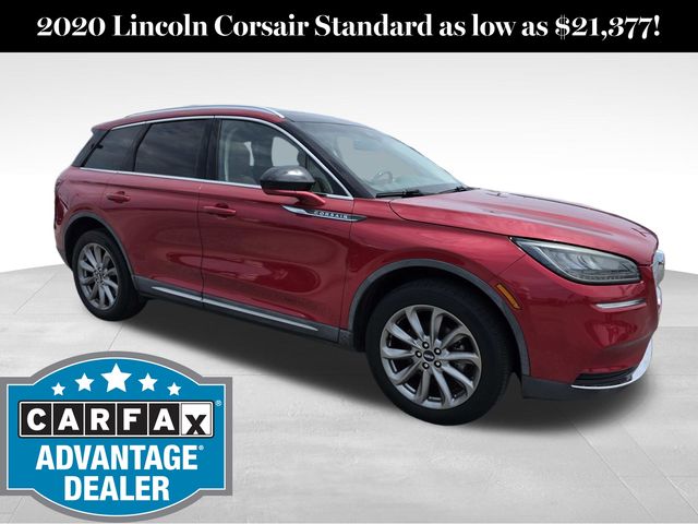 Red 2020 Lincoln Corsair Standard FWD SUV / Crossover Front-Wheel Drive 8-Speed Automatic