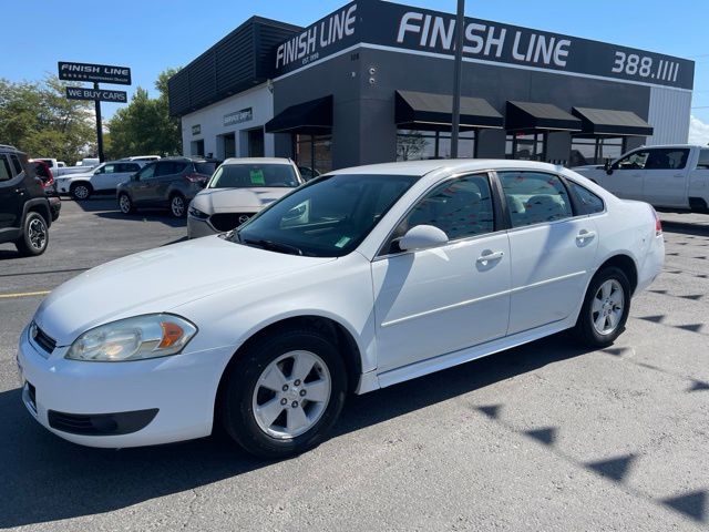 Summit White 2010 Chevrolet Impala Sedan Front-Wheel Drive 4-Speed Automatic Overdrive